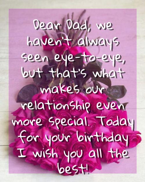wishes for friends father birthday